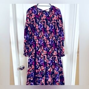 Terra & Sky Women’s Floral Print Dress NWT Size 2x.  2804